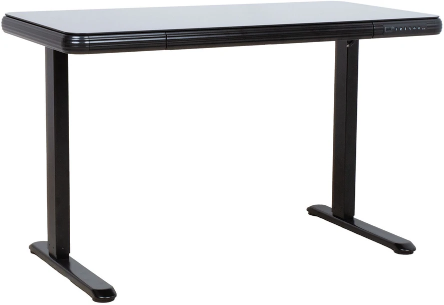 Home4You Rašomasis Stalas ERGO FIT Elektrinis, 122x62 cm, Juodas