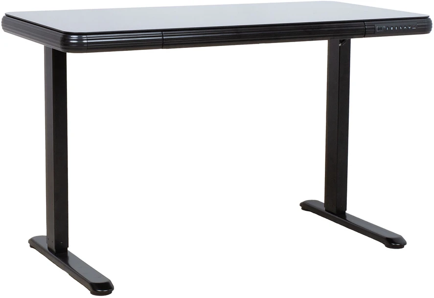 Home4You Stalas ERGO FIT su 1 varikliu 122x62x73,5-118 cm, juodas