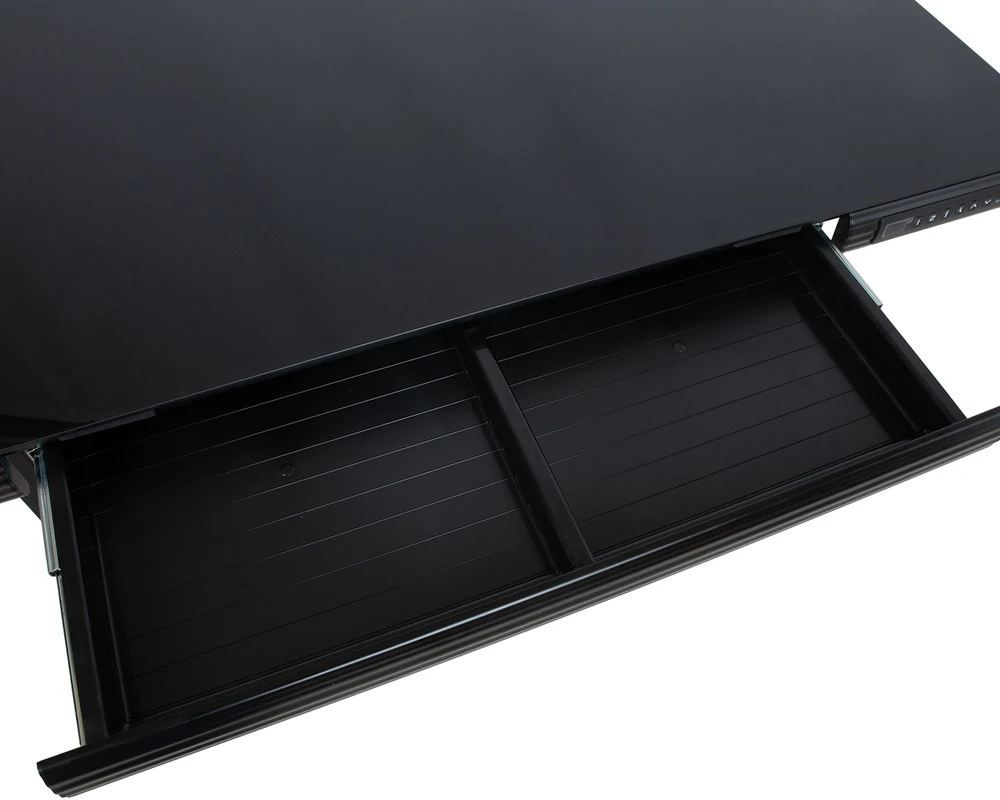 Home4You Stalas ERGO FIT su 1 varikliu 122x62x73,5-118 cm, juodas