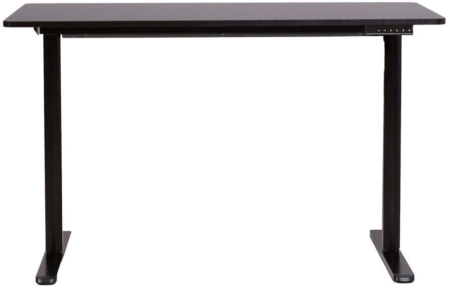Home4You Rašomasis stalas ERGO LIGHT su 1 varikliu 120x60xH72,5-117,5cm, juodas
