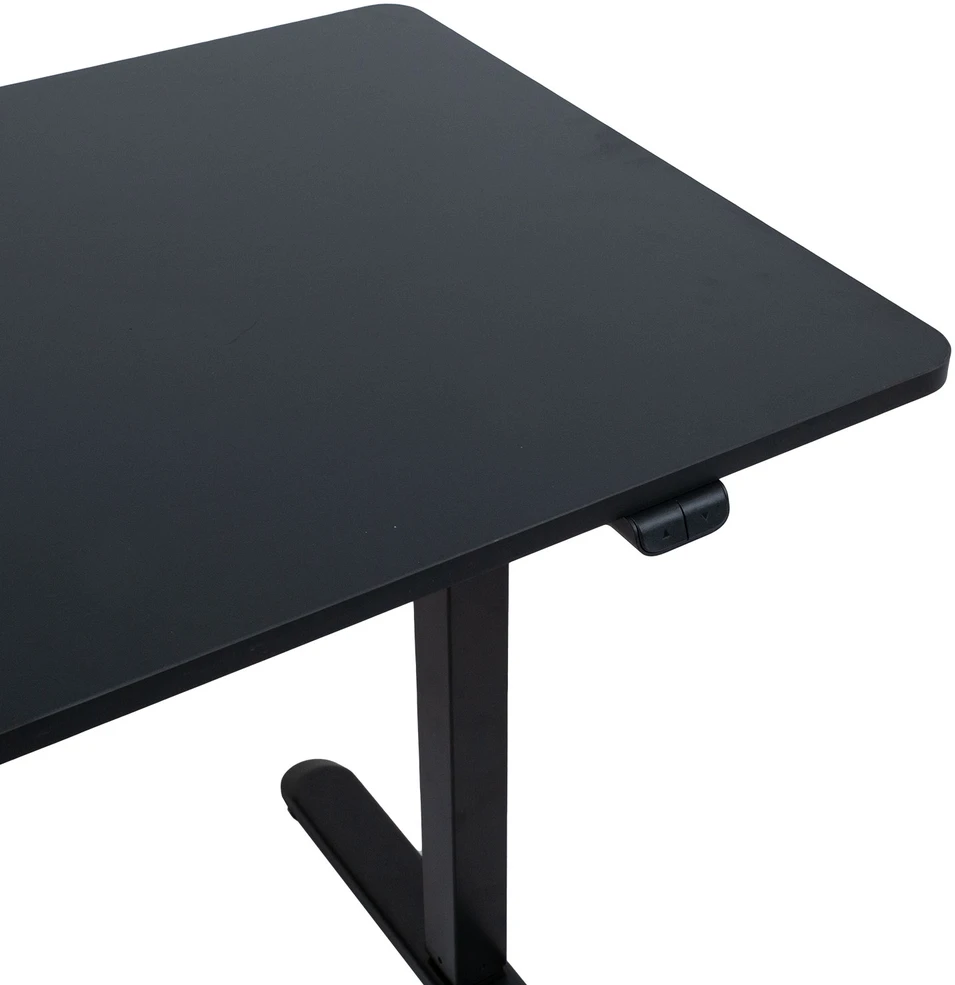 Home4You Stalas ERGO LIGHT su 1 varikliu 120x60xH73-118cm, juodas