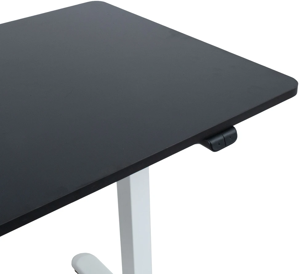 Home4You Stalas ERGO LIGHT su 1 varikliu 120x60xA73-118cm, juodas/baltas