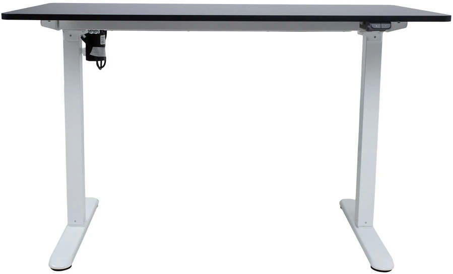Home4You Stalas ERGO LIGHT su 1 varikliu 120x60xA73-118cm, juodas/baltas