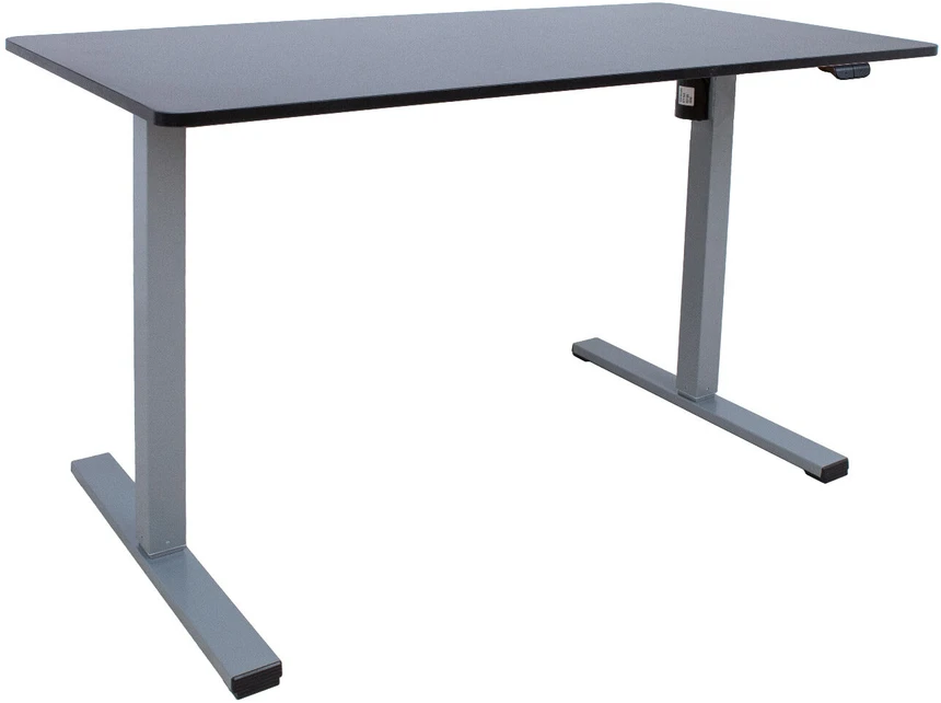 Home4You Reguliuojamo aukščio darbo stalas ERGO OPTIMAL su 1 varikliu 120x60cm