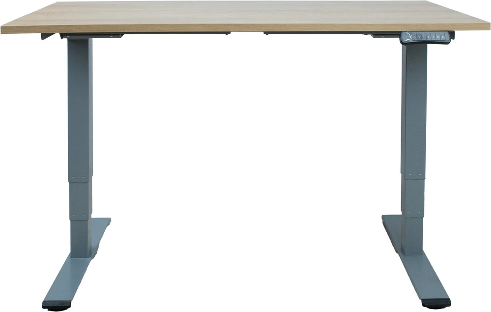 Home4You Rašomasis stalas ERGO OPTIMAL su 2 varikliais 140x70 cm, Spalva: karijų