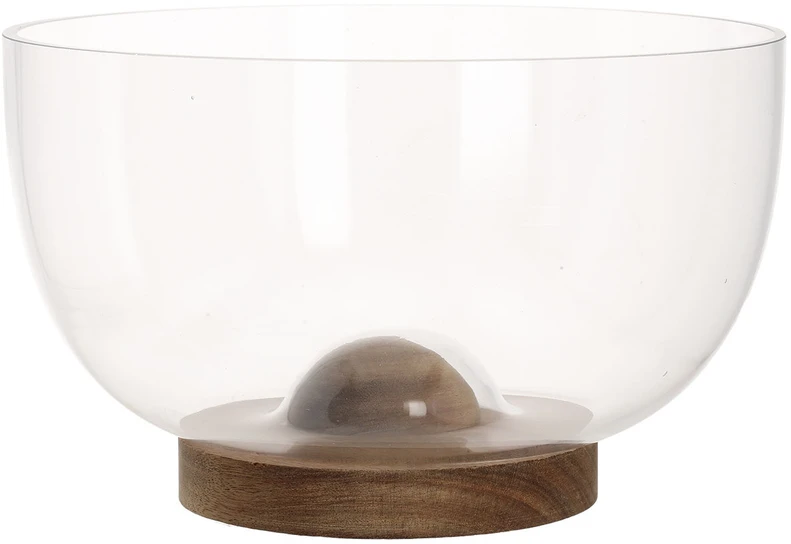 Home4You Stiklinis dubuo SALAD D23,5xH12,1cm