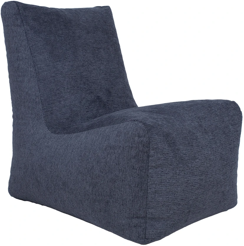 Home4You Pufas LORD 95x65x90/45cm, juodos spalvos