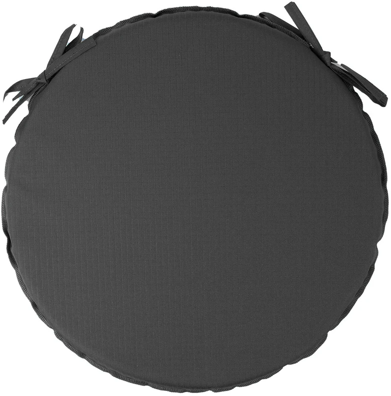 Home4You Dark Kėdės padėklas OHIO-2 atsparus vandeniui, D38xH2,5cm, tamsiai pilkas