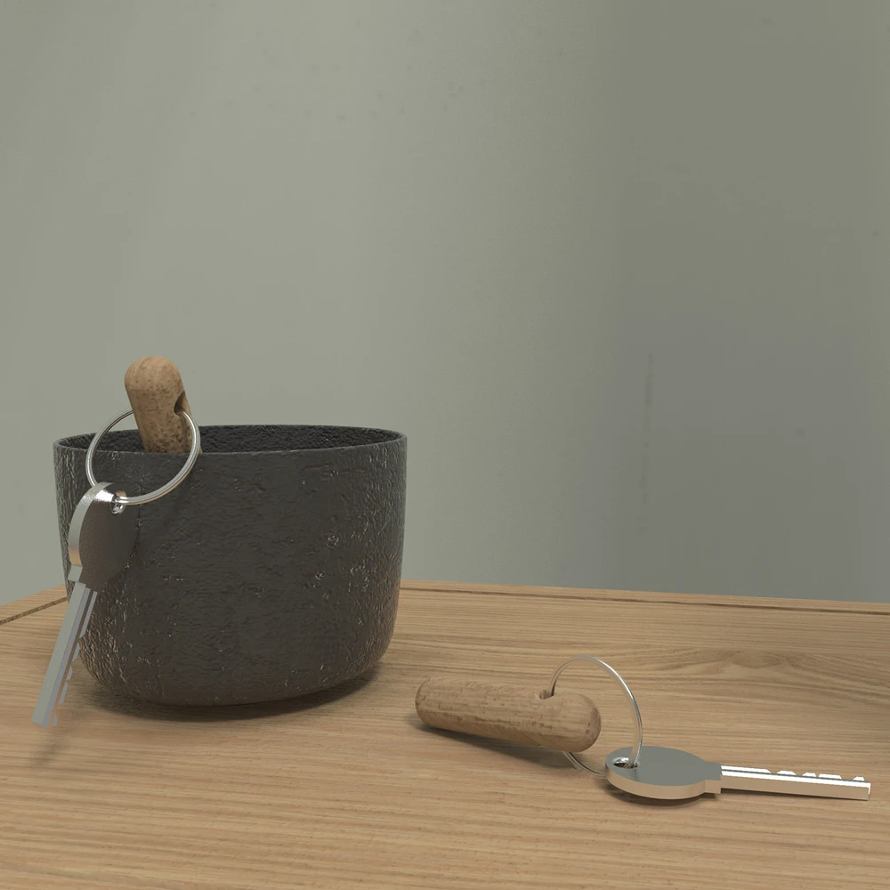 Home4You Sieninė lentyna AALBORG 100x2,3xH8,3cm, ąžuolas