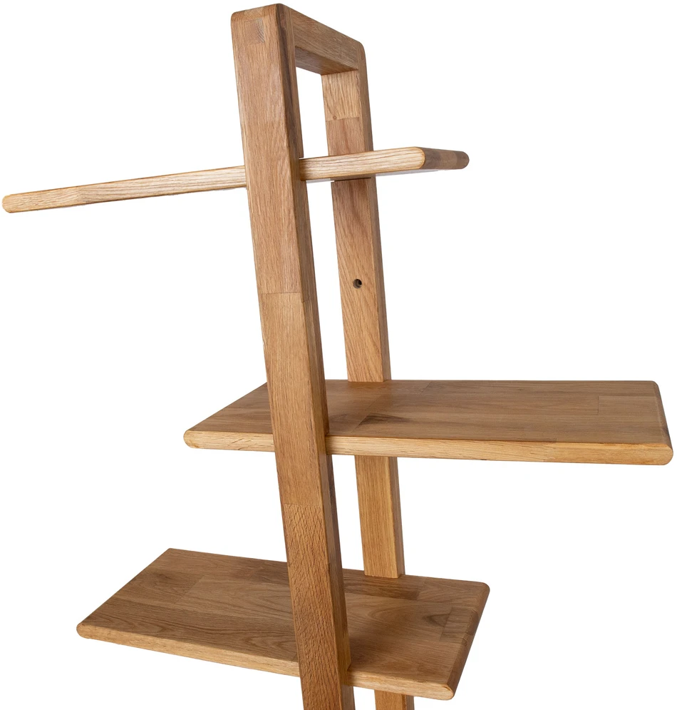 Home4You Wall shelf MONDEO 40.6x21.6xH115cm, oak