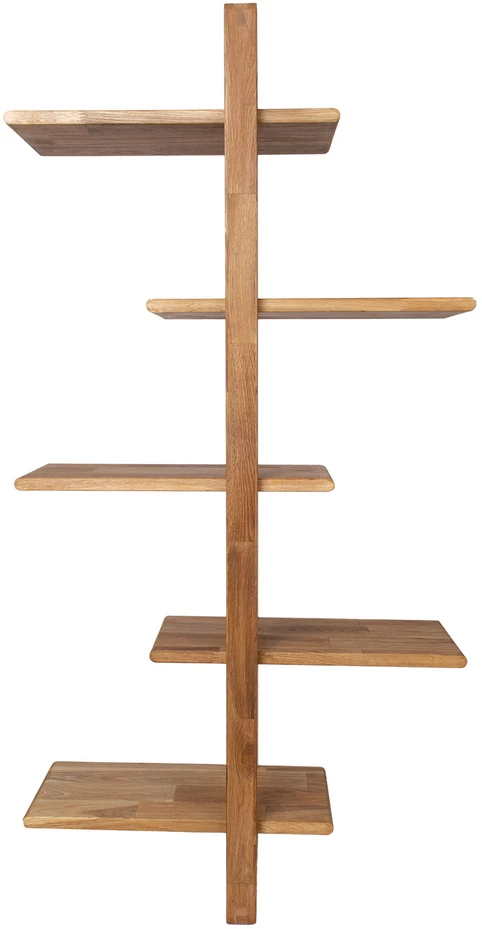 Home4You Wall shelf MONDEO 40.6x21.6xH115cm, oak
