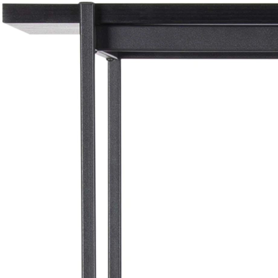 Home4You Wall unit ANGUS 94x27xH172cm, juodas