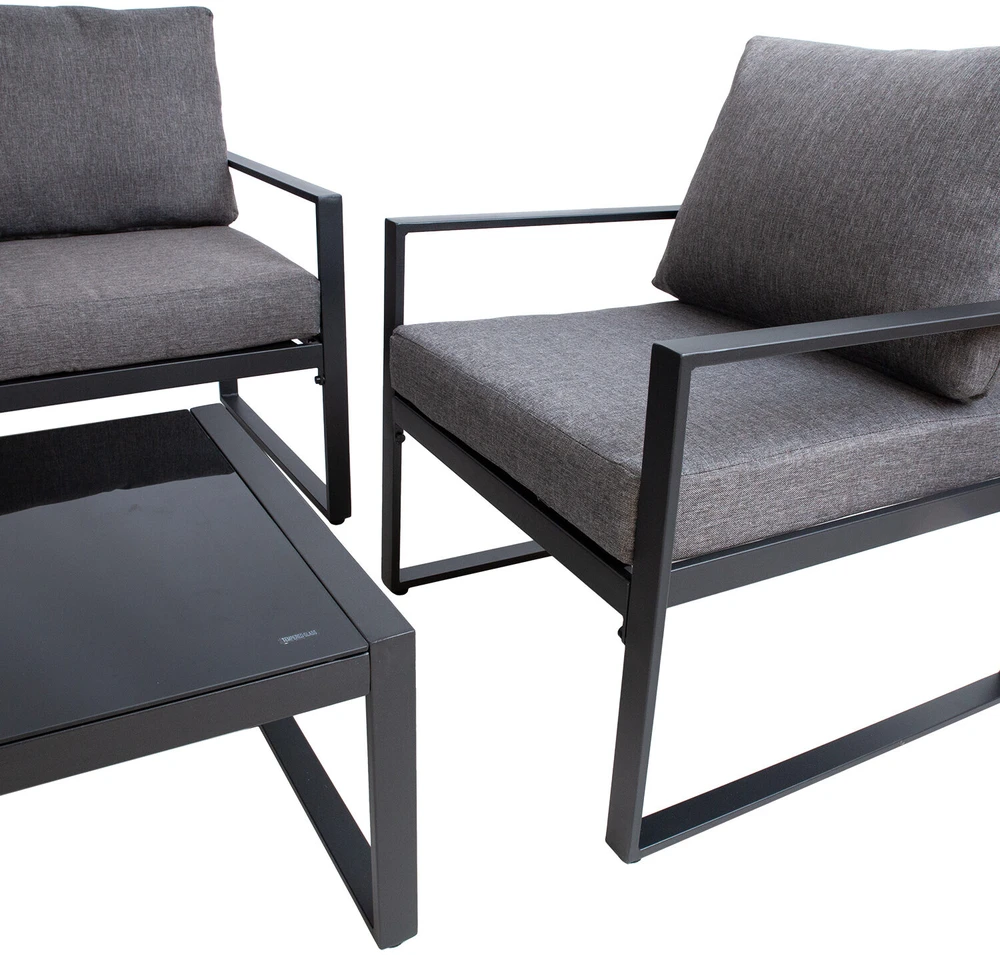 Lauko baldų komplektas Home4You Sodo baldų komplektas LEIPZIG table, sofa, 2 chairs