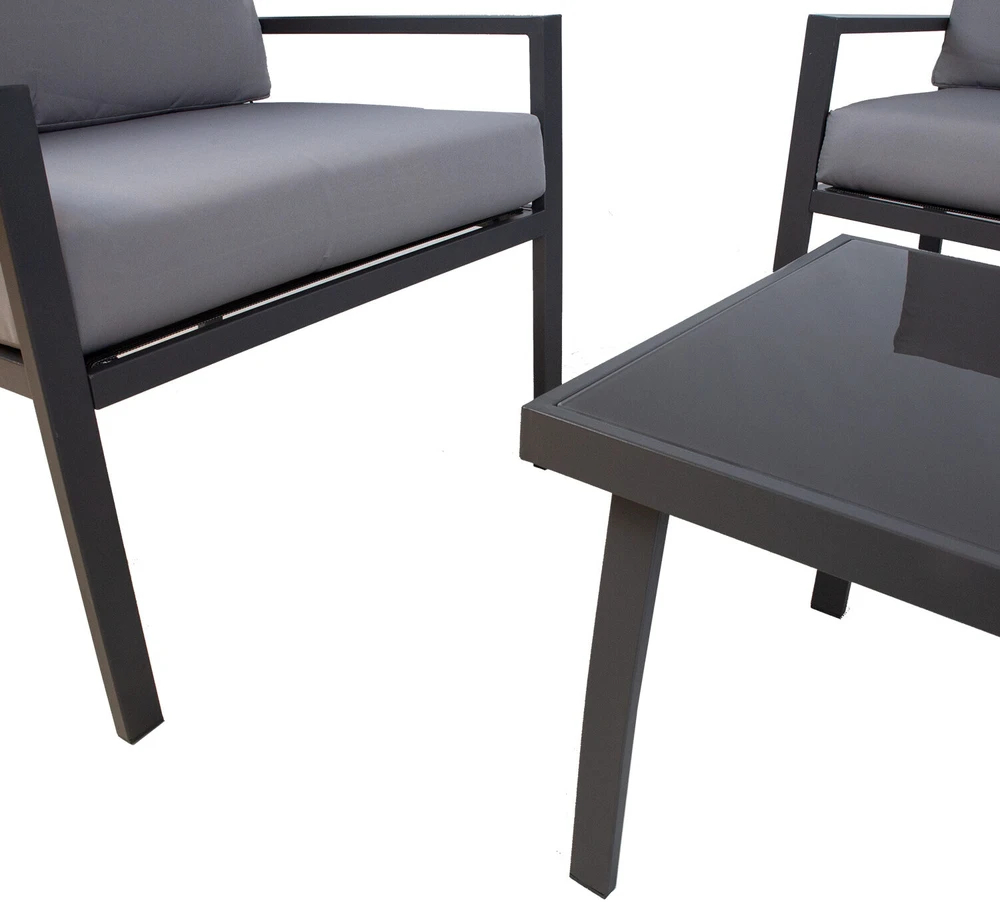 Lauko baldų komplektas Home4You Sodo baldų komplektas TIFTON table, sofa, 2 chairs
