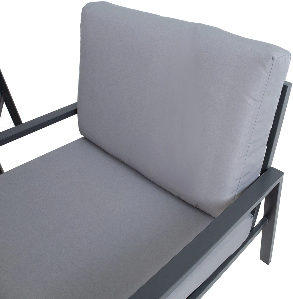 Lauko baldų komplektas Home4You Sodo baldų komplektas TIFTON table, sofa, 2 chairs