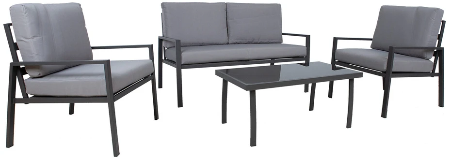 Lauko baldų komplektas Home4You Sodo baldų komplektas TIFTON table, sofa, 2 chairs