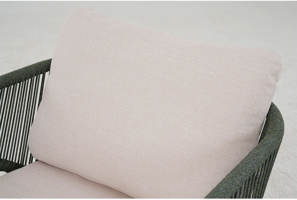 Lauko baldų komplektas Home4You Sodo baldų komplektas TUXEDO stalas, sofa ir 2 kėdės