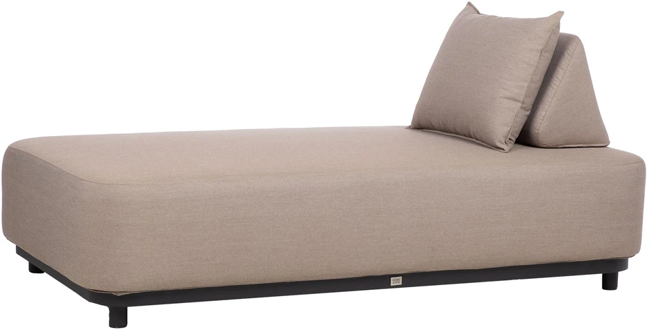 Lauko baldų komplektas Home4You Sofa AMORE, 2 vietų, smėlio spalvos