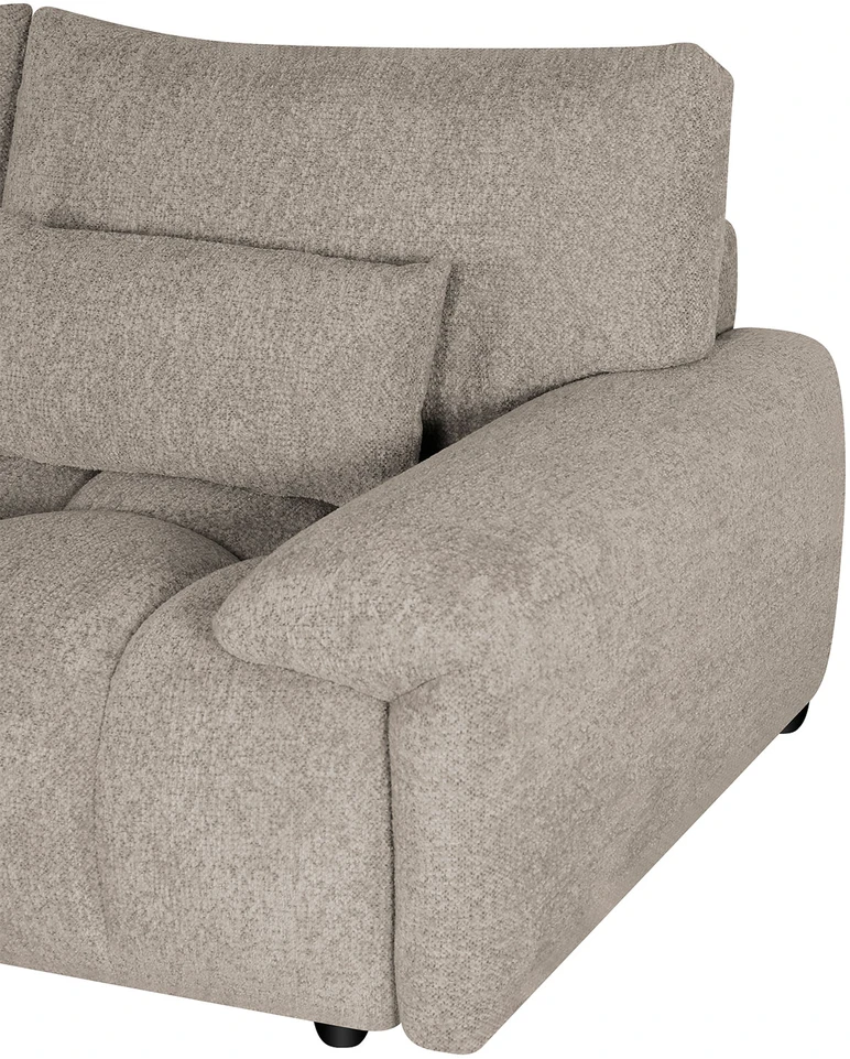 Home4You Sofa BARBARA, 3 vietų, šviesiai ruda