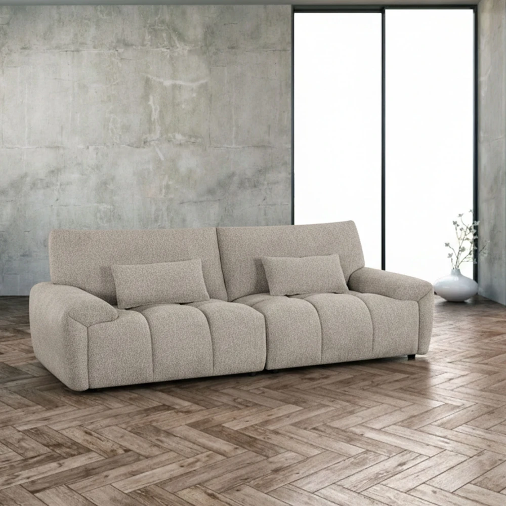 Home4You Sofa BARBARA, 3 vietų, šviesiai ruda