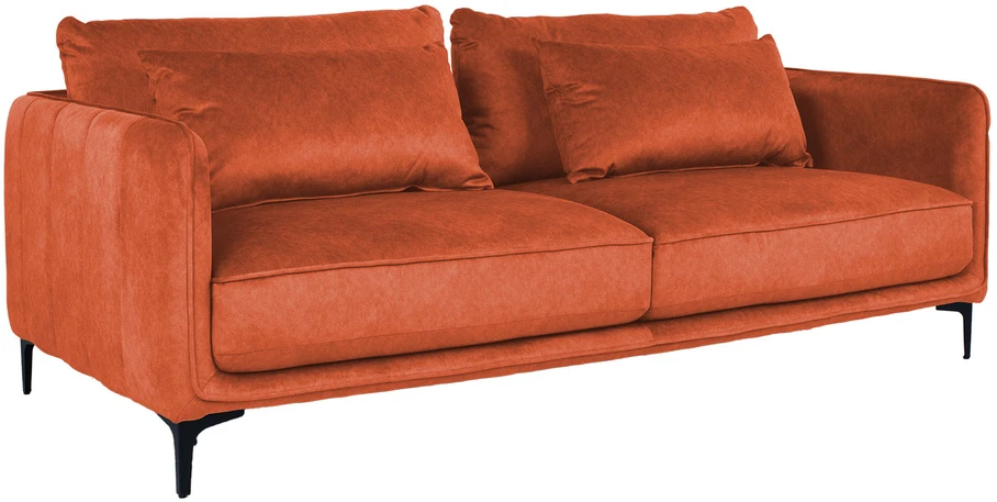 Home4You Oranžinis Sofa BIANKA 3-seater, oranžinis