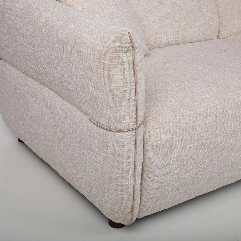 Home4You Sofa CALLA 2,5 vietos, avižų baltas