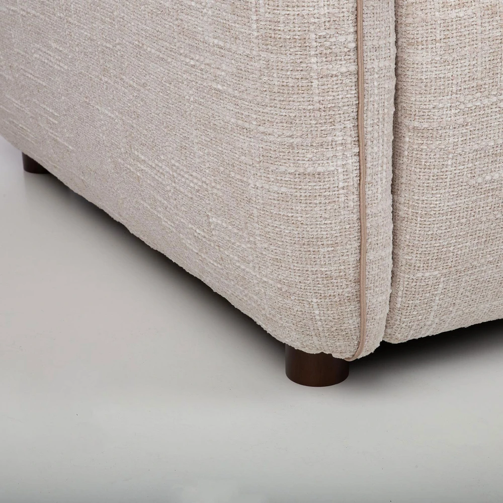 Home4You 2,5-vietė sofa „CALLA“, avižų baltumo spalvos
