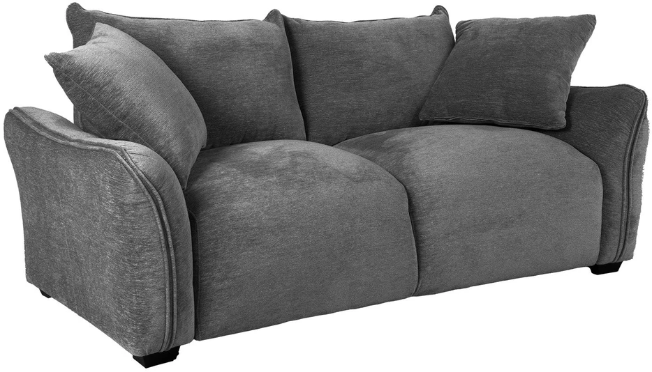 Home4You Dvivietė sofa „DIVI“, pilka