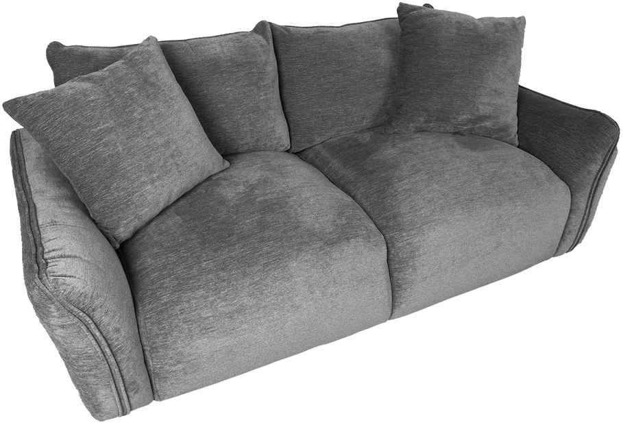 Home4You Sofa DIVI, 3 vietų, pilka