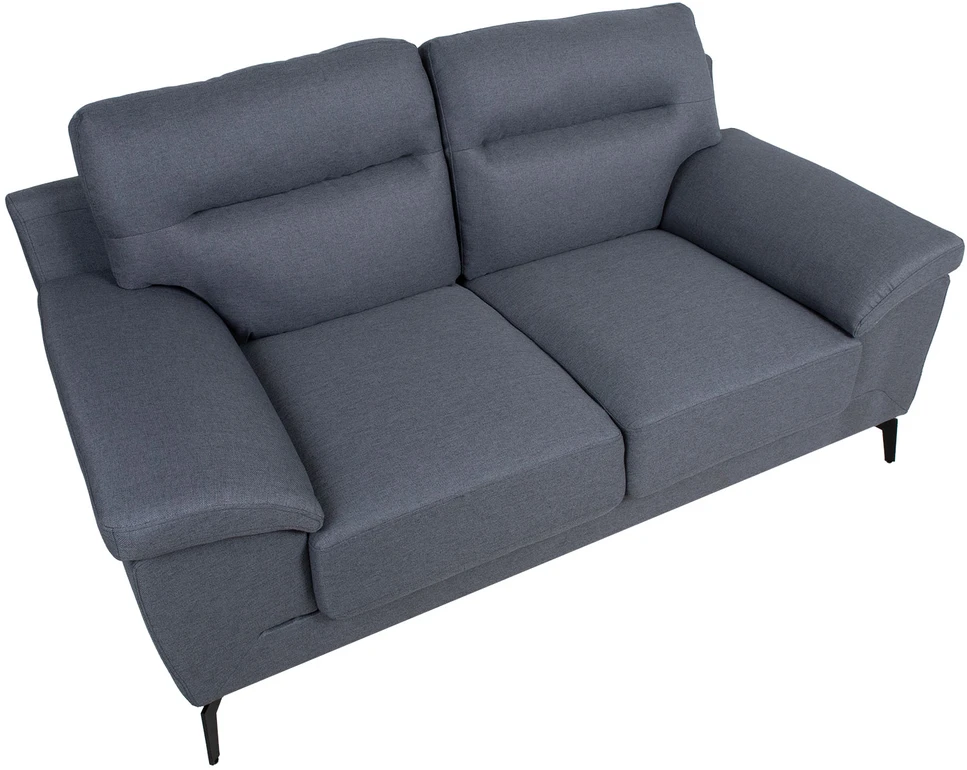 Home4You Dark Sofa ENZO 2-vietė, tamsiai pilka