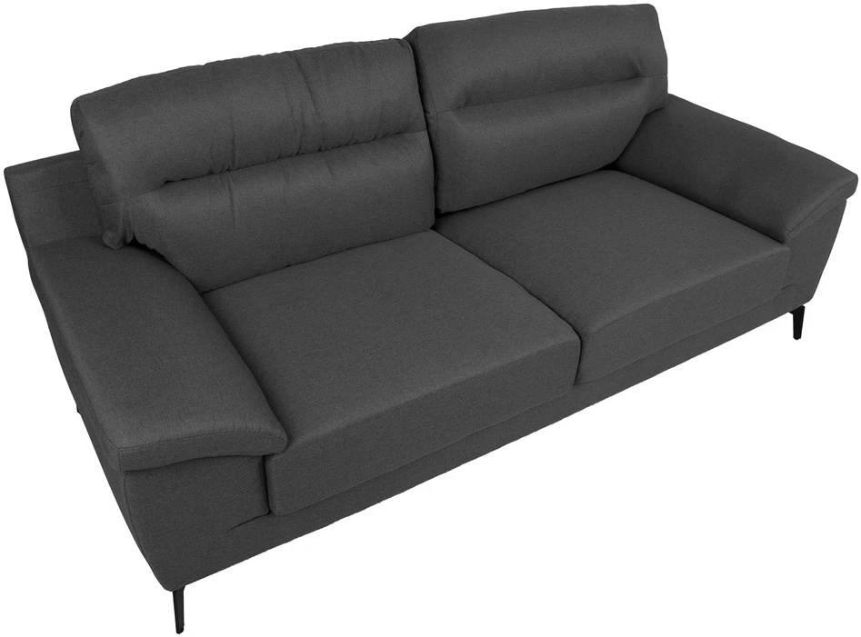 Home4You Dark Sofa ENZO 3-vietė, tamsiai pilka