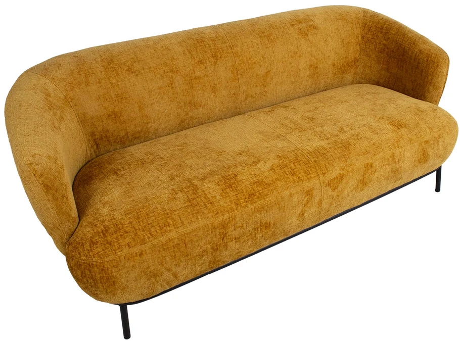 Home4You Sofa GEMALA 2,5 vieta, geltona