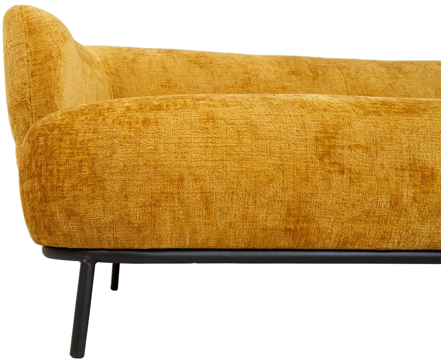 Home4You Sofa GEMALA 2,5 vieta, geltona