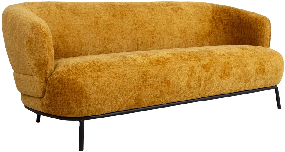 Home4You Sofa GEMALA 2,5 vieta, geltona