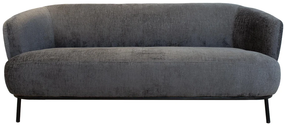 Home4You Dark Sofa GEMALA 2,5 vietos, tamsiai pilka