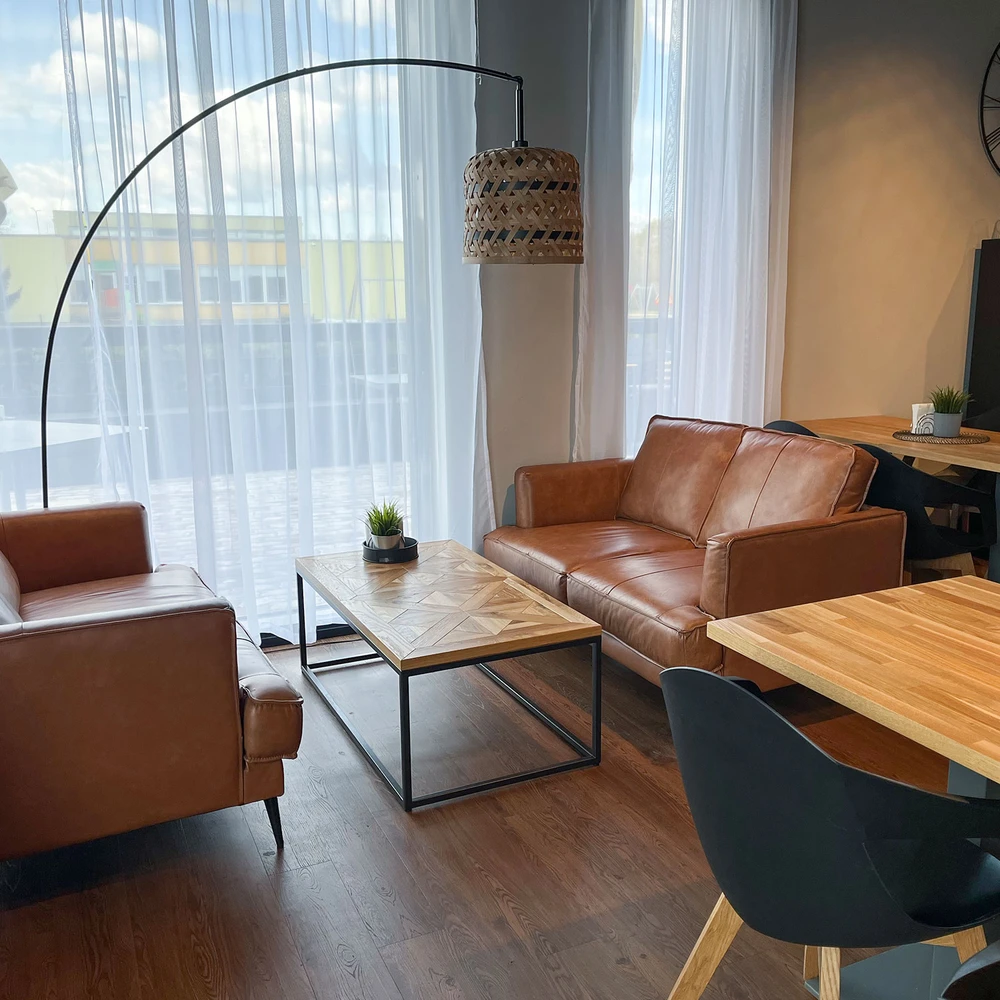 Home4You Sofa LEO 3-vietė, šviesiai ruda