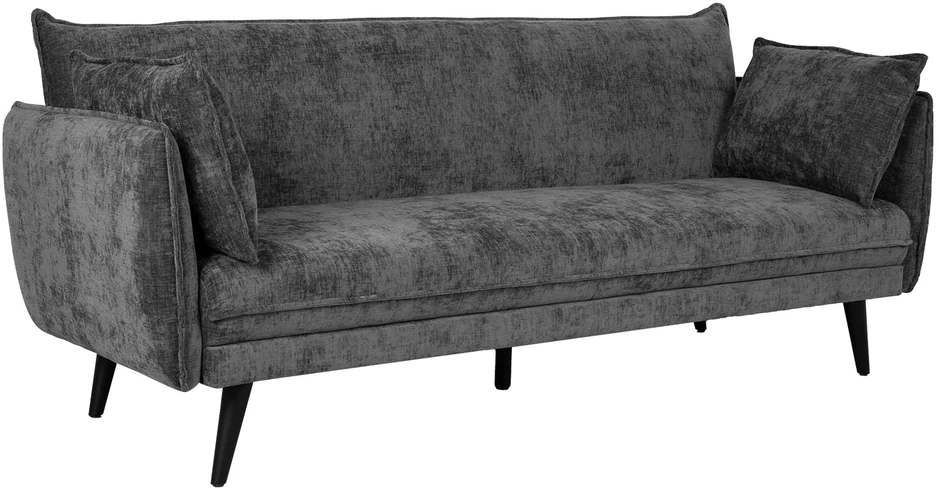 Home4You Dark Sofa-lova NOELLA 3-vietė, tamsiai pilka