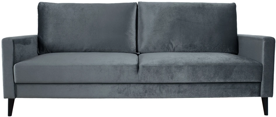 Home4You Sofa-lova ANNA su daiktadėže Pilkas aksomas