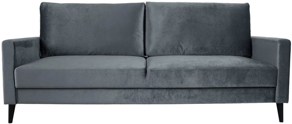 Home4You Sofa-lova ANNA su daiktadėže Pilkas aksomas