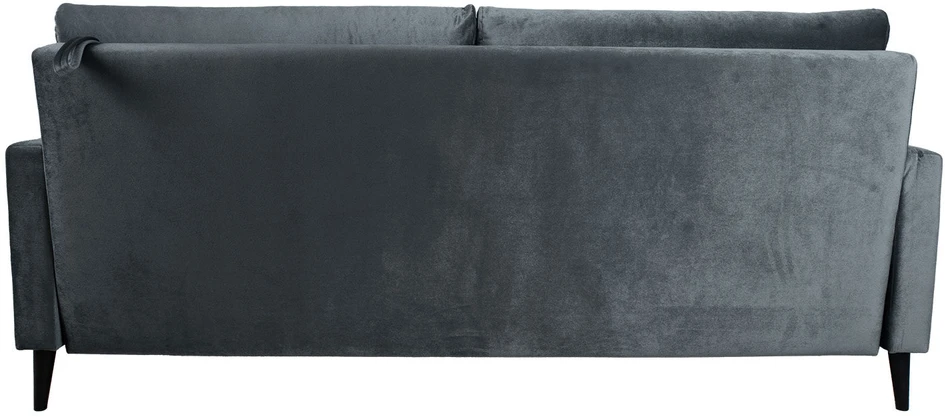 Home4You Sofa-lova ANNA su daiktadėže Pilkas aksomas