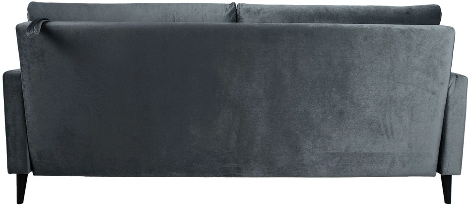 Home4You Sofa-lova ANNA su daiktadėže Pilkas aksomas