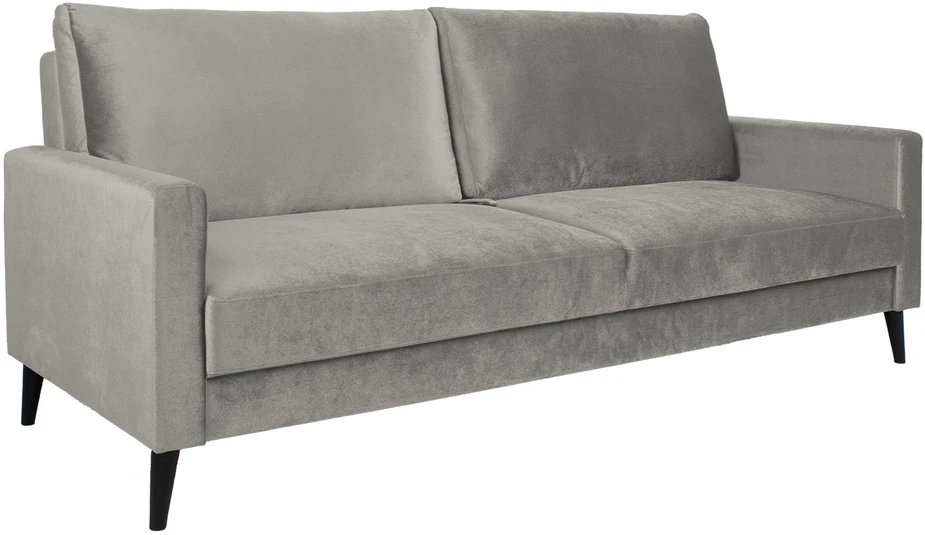 Home4You Sofa-lova ANNA su daiktadėže Smėlio spalvos aksomas