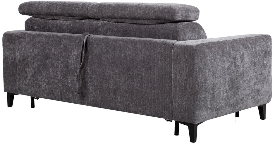 Home4You Išskleidžiama sofa „FRODE“ su spyruokliniu čiužiniu, pilkos spalvos