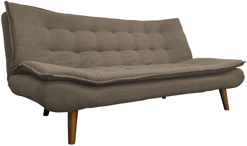 Home4You Išskleidžiamoji sofa „GOZZANO“, pilkai rudos spalvos, bandymas