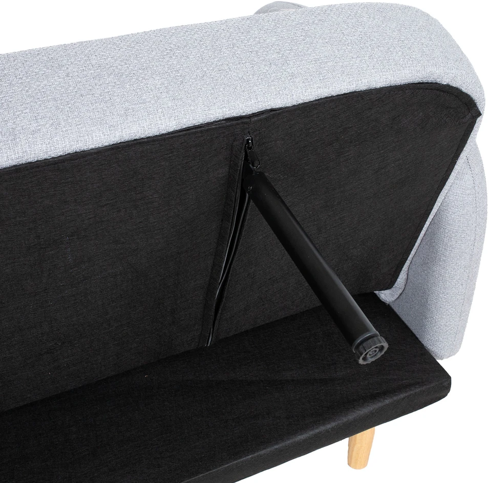 Home4You Sofa-lova KARIN 208x80x80cm, pilka