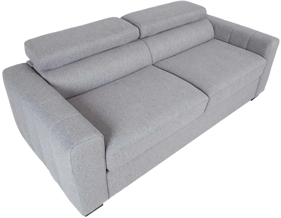 Home4You Sofa-lova KINGSTON trivietė 198x96xH76/94cm, pilka