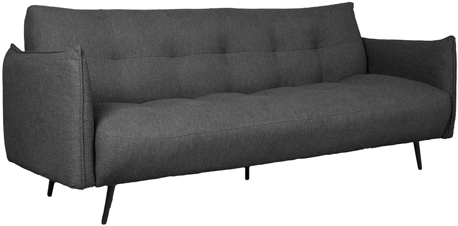 Home4You Dark Sofa-lova LANDER 3-vietė, tamsiai pilka