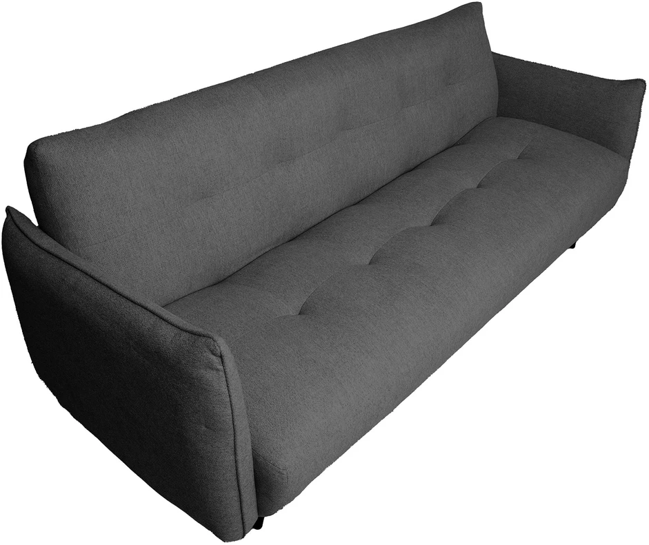 Home4You Dark Sofa-lova LANDER 3-vietė, tamsiai pilka