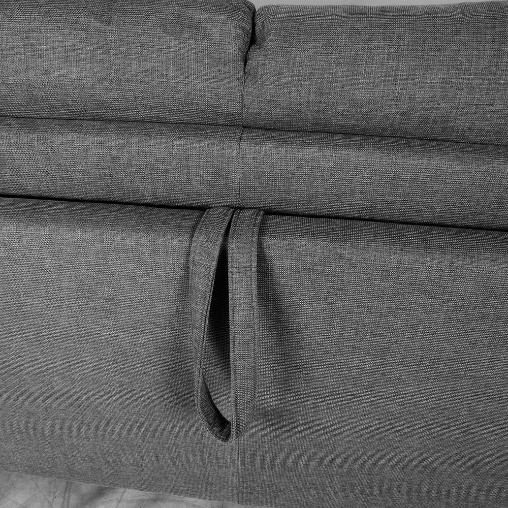 Home4You Dark Sofa-lova PROVO, 2 vietų, tamsiai pilka