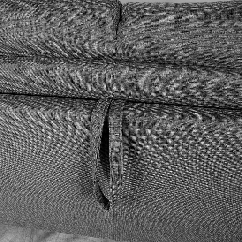 Home4You Sofa-lova PROVO 2-vietė, tamsiai pilka